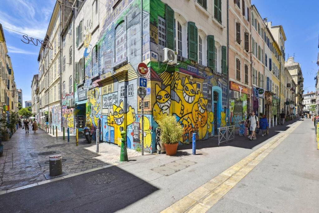 מרסיי Charmant Logement Au Coeur Du Cours Julien מראה חיצוני תמונה